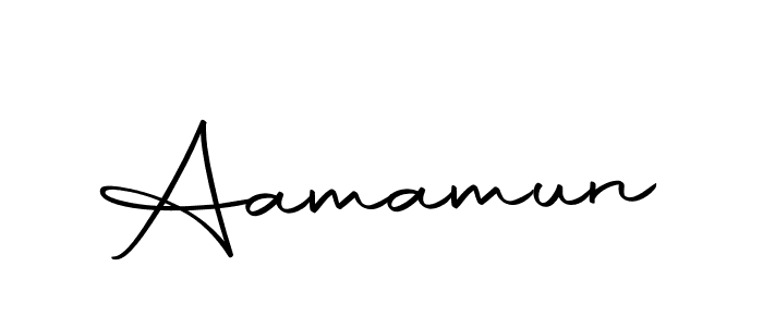 Make a beautiful signature design for name Aamamun. With this signature (Autography-DOLnW) style, you can create a handwritten signature for free. Aamamun signature style 10 images and pictures png