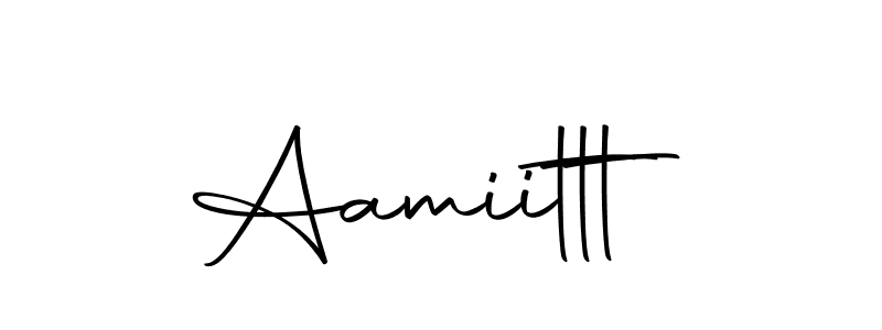 Use a signature maker to create a handwritten signature online. With this signature software, you can design (Autography-DOLnW) your own signature for name Aamiittt. Aamiittt signature style 10 images and pictures png