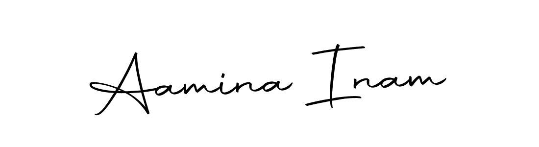 Autography-DOLnW is a professional signature style that is perfect for those who want to add a touch of class to their signature. It is also a great choice for those who want to make their signature more unique. Get Aamina Inam name to fancy signature for free. Aamina Inam signature style 10 images and pictures png