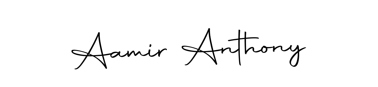 Aamir Anthony stylish signature style. Best Handwritten Sign (Autography-DOLnW) for my name. Handwritten Signature Collection Ideas for my name Aamir Anthony. Aamir Anthony signature style 10 images and pictures png
