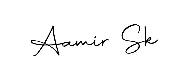 Design your own signature with our free online signature maker. With this signature software, you can create a handwritten (Autography-DOLnW) signature for name Aamir Sk. Aamir Sk signature style 10 images and pictures png