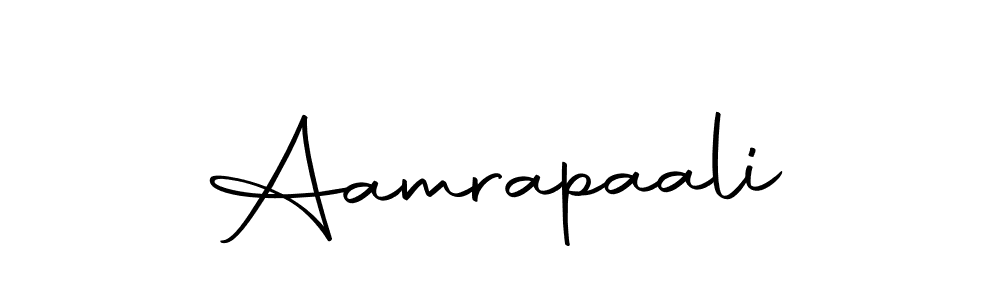 You can use this online signature creator to create a handwritten signature for the name Aamrapaali. This is the best online autograph maker. Aamrapaali signature style 10 images and pictures png