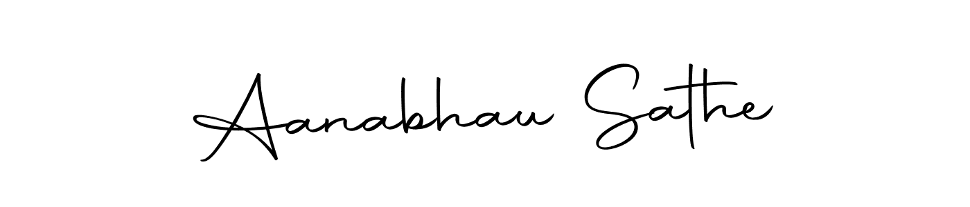 Make a beautiful signature design for name Aanabhau Sathe. With this signature (Autography-DOLnW) style, you can create a handwritten signature for free. Aanabhau Sathe signature style 10 images and pictures png