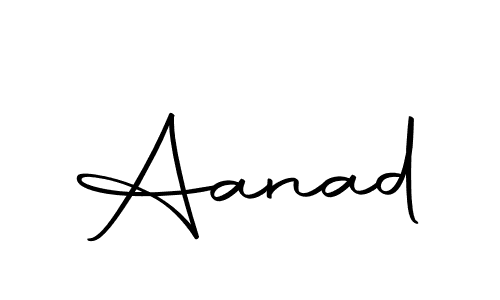Create a beautiful signature design for name Aanad. With this signature (Autography-DOLnW) fonts, you can make a handwritten signature for free. Aanad signature style 10 images and pictures png