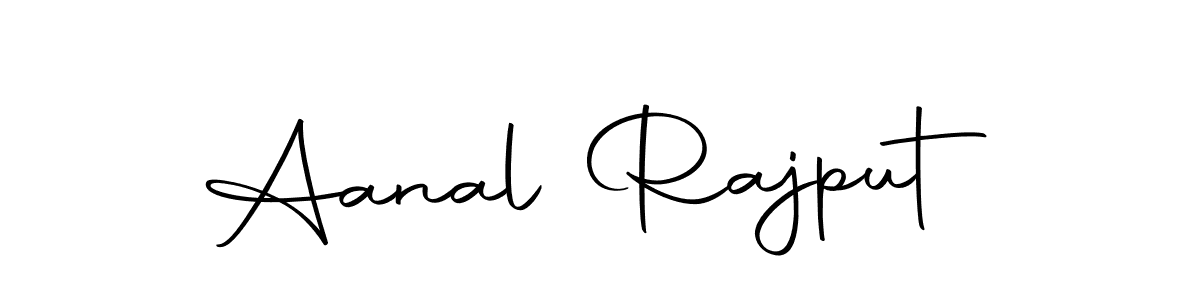 The best way (Autography-DOLnW) to make a short signature is to pick only two or three words in your name. The name Aanal Rajput include a total of six letters. For converting this name. Aanal Rajput signature style 10 images and pictures png