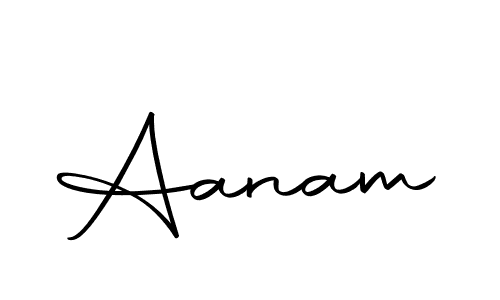 Design your own signature with our free online signature maker. With this signature software, you can create a handwritten (Autography-DOLnW) signature for name Aanam. Aanam signature style 10 images and pictures png