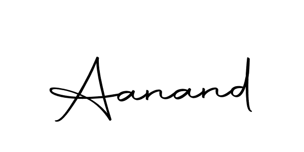 Design your own signature with our free online signature maker. With this signature software, you can create a handwritten (Autography-DOLnW) signature for name Aanand. Aanand signature style 10 images and pictures png