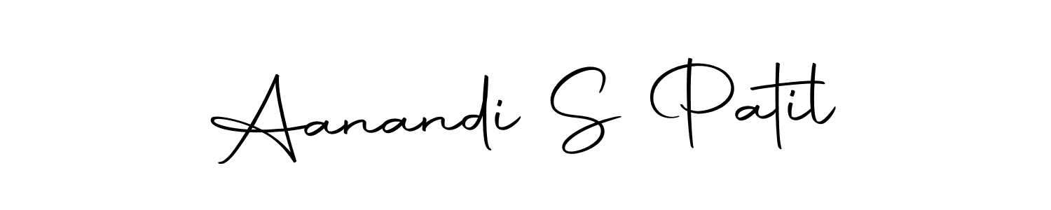 Here are the top 10 professional signature styles for the name Aanandi S Patil. These are the best autograph styles you can use for your name. Aanandi S Patil signature style 10 images and pictures png