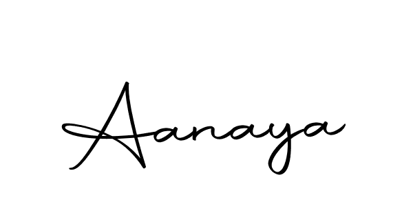 Use a signature maker to create a handwritten signature online. With this signature software, you can design (Autography-DOLnW) your own signature for name Aanaya. Aanaya signature style 10 images and pictures png