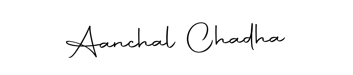 It looks lik you need a new signature style for name Aanchal Chadha. Design unique handwritten (Autography-DOLnW) signature with our free signature maker in just a few clicks. Aanchal Chadha signature style 10 images and pictures png