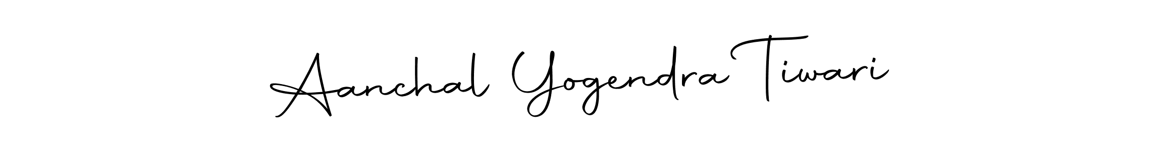 The best way (Autography-DOLnW) to make a short signature is to pick only two or three words in your name. The name Aanchal Yogendra Tiwari include a total of six letters. For converting this name. Aanchal Yogendra Tiwari signature style 10 images and pictures png