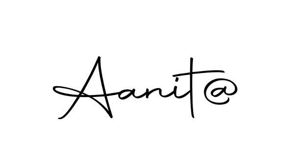Use a signature maker to create a handwritten signature online. With this signature software, you can design (Autography-DOLnW) your own signature for name Aanit@. Aanit@ signature style 10 images and pictures png
