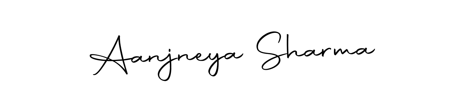 Design your own signature with our free online signature maker. With this signature software, you can create a handwritten (Autography-DOLnW) signature for name Aanjneya Sharma. Aanjneya Sharma signature style 10 images and pictures png