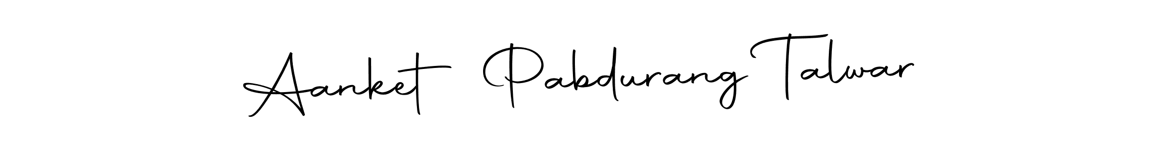 Make a beautiful signature design for name Aanket Pabdurang Talwar. Use this online signature maker to create a handwritten signature for free. Aanket Pabdurang Talwar signature style 10 images and pictures png