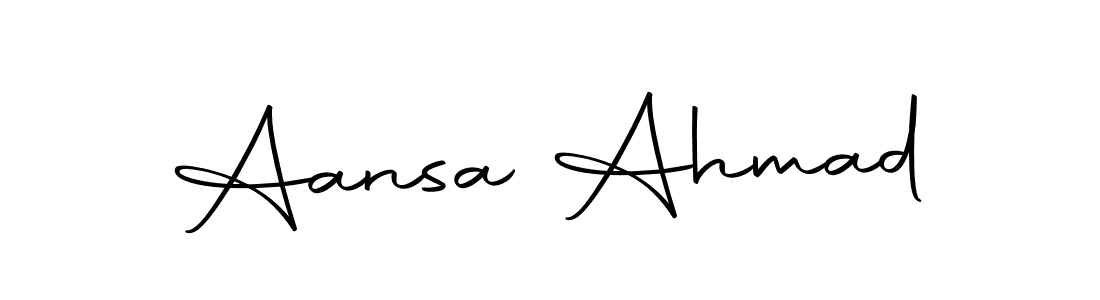 Here are the top 10 professional signature styles for the name Aansa Ahmad. These are the best autograph styles you can use for your name. Aansa Ahmad signature style 10 images and pictures png