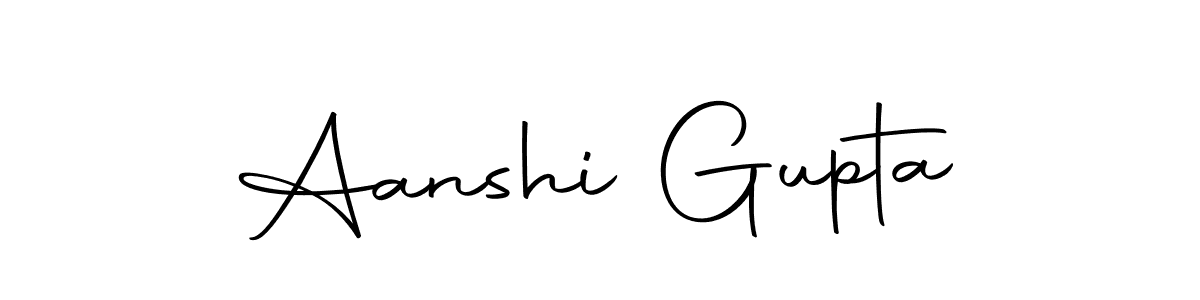 How to make Aanshi Gupta signature? Autography-DOLnW is a professional autograph style. Create handwritten signature for Aanshi Gupta name. Aanshi Gupta signature style 10 images and pictures png