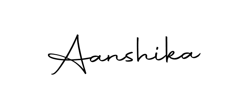 How to make Aanshika signature? Autography-DOLnW is a professional autograph style. Create handwritten signature for Aanshika name. Aanshika signature style 10 images and pictures png