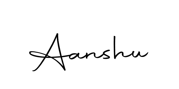Create a beautiful signature design for name Aanshu. With this signature (Autography-DOLnW) fonts, you can make a handwritten signature for free. Aanshu signature style 10 images and pictures png