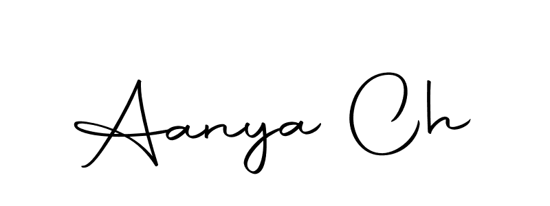 Make a beautiful signature design for name Aanya Ch. Use this online signature maker to create a handwritten signature for free. Aanya Ch signature style 10 images and pictures png