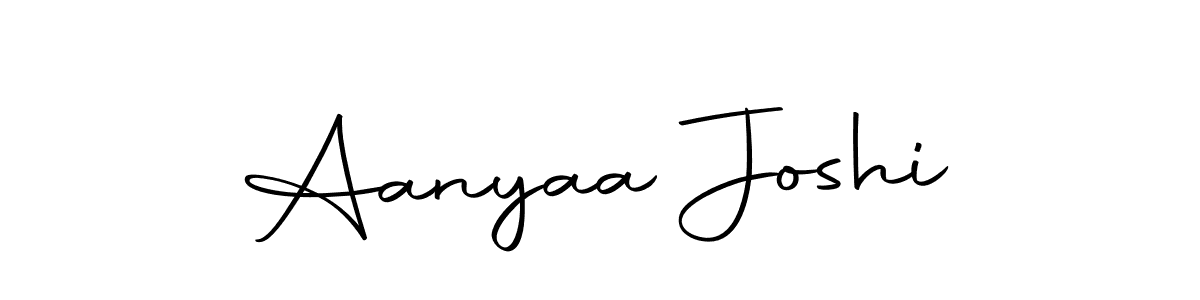 Use a signature maker to create a handwritten signature online. With this signature software, you can design (Autography-DOLnW) your own signature for name Aanyaa Joshi. Aanyaa Joshi signature style 10 images and pictures png