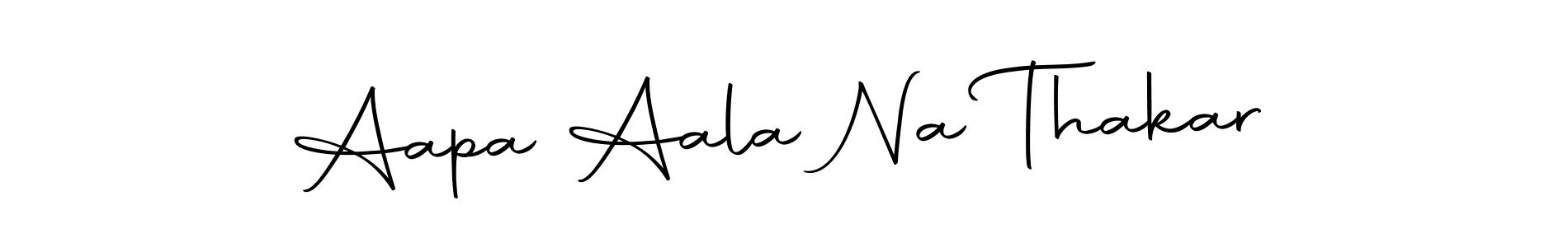 The best way (Autography-DOLnW) to make a short signature is to pick only two or three words in your name. The name Aapa Aala Na Thakar include a total of six letters. For converting this name. Aapa Aala Na Thakar signature style 10 images and pictures png