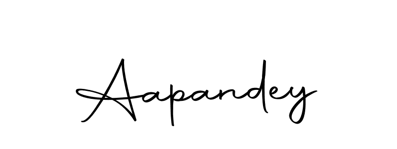 You should practise on your own different ways (Autography-DOLnW) to write your name (Aapandey) in signature. don't let someone else do it for you. Aapandey signature style 10 images and pictures png