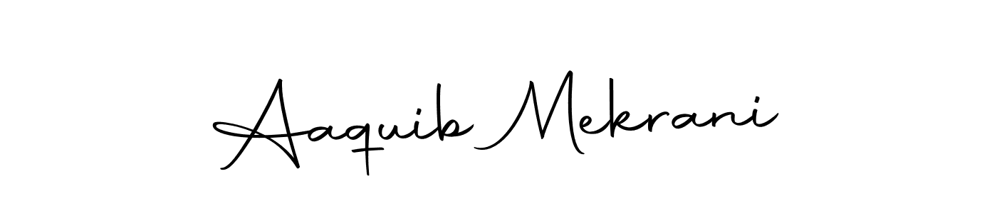 Also we have Aaquib Mekrani name is the best signature style. Create professional handwritten signature collection using Autography-DOLnW autograph style. Aaquib Mekrani signature style 10 images and pictures png