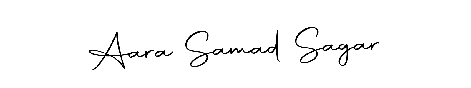 Make a short Aara Samad Sagar signature style. Manage your documents anywhere anytime using Autography-DOLnW. Create and add eSignatures, submit forms, share and send files easily. Aara Samad Sagar signature style 10 images and pictures png