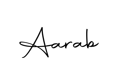 Make a beautiful signature design for name Aarab. With this signature (Autography-DOLnW) style, you can create a handwritten signature for free. Aarab signature style 10 images and pictures png