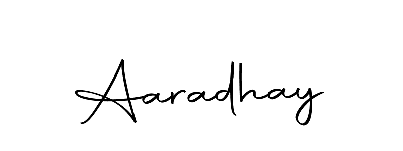 How to make Aaradhay signature? Autography-DOLnW is a professional autograph style. Create handwritten signature for Aaradhay name. Aaradhay signature style 10 images and pictures png