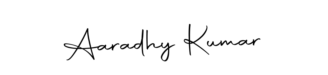 Make a beautiful signature design for name Aaradhy Kumar. With this signature (Autography-DOLnW) style, you can create a handwritten signature for free. Aaradhy Kumar signature style 10 images and pictures png