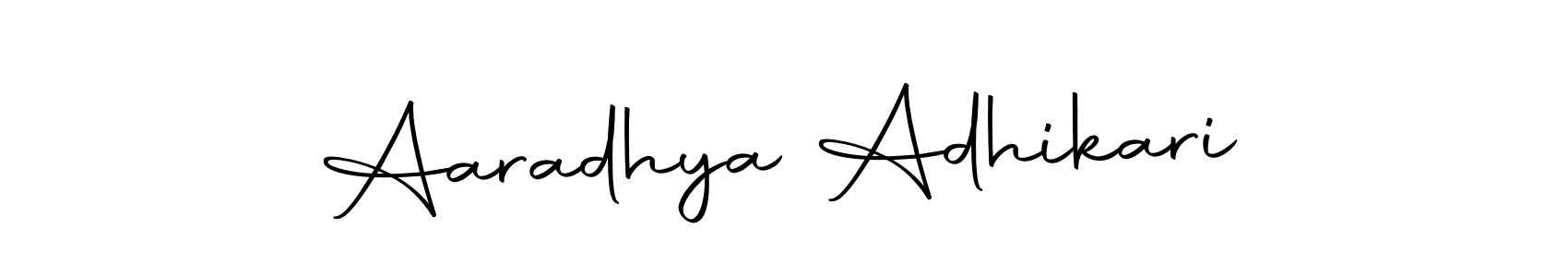 Also we have Aaradhya Adhikari name is the best signature style. Create professional handwritten signature collection using Autography-DOLnW autograph style. Aaradhya Adhikari signature style 10 images and pictures png