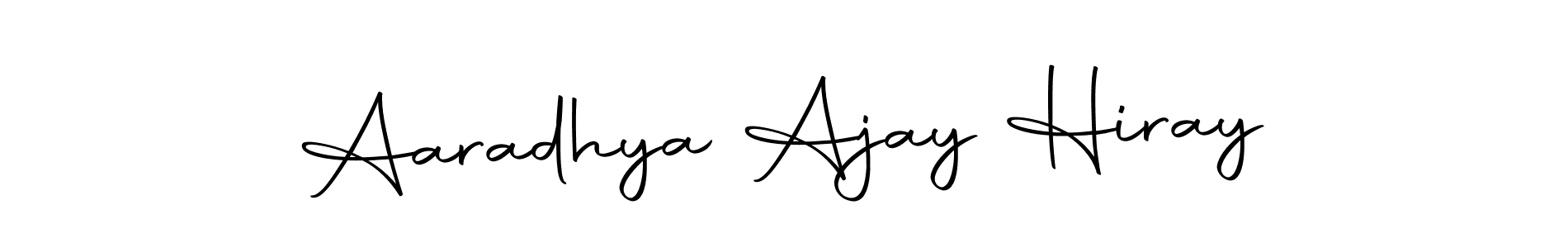 Once you've used our free online signature maker to create your best signature Autography-DOLnW style, it's time to enjoy all of the benefits that Aaradhya Ajay Hiray name signing documents. Aaradhya Ajay Hiray signature style 10 images and pictures png