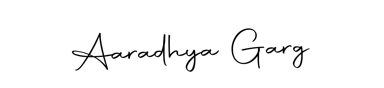 Make a short Aaradhya Garg signature style. Manage your documents anywhere anytime using Autography-DOLnW. Create and add eSignatures, submit forms, share and send files easily. Aaradhya Garg signature style 10 images and pictures png