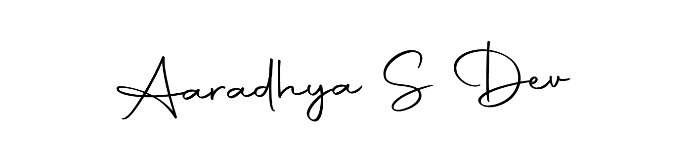 You should practise on your own different ways (Autography-DOLnW) to write your name (Aaradhya S Dev) in signature. don't let someone else do it for you. Aaradhya S Dev signature style 10 images and pictures png