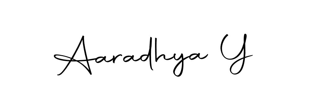 Also we have Aaradhya Y name is the best signature style. Create professional handwritten signature collection using Autography-DOLnW autograph style. Aaradhya Y signature style 10 images and pictures png