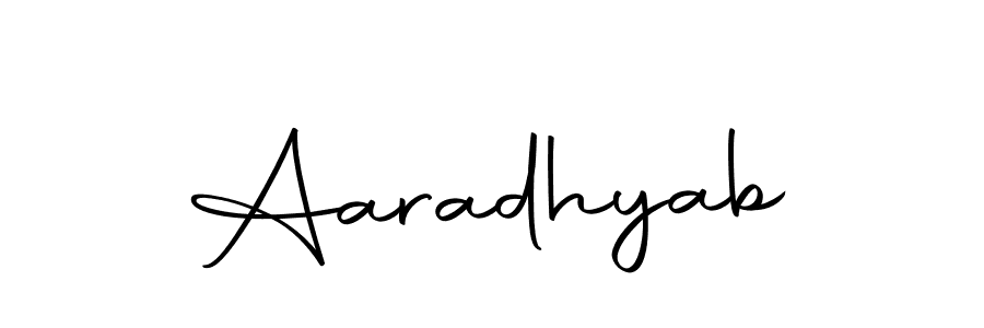 You should practise on your own different ways (Autography-DOLnW) to write your name (Aaradhyab) in signature. don't let someone else do it for you. Aaradhyab signature style 10 images and pictures png
