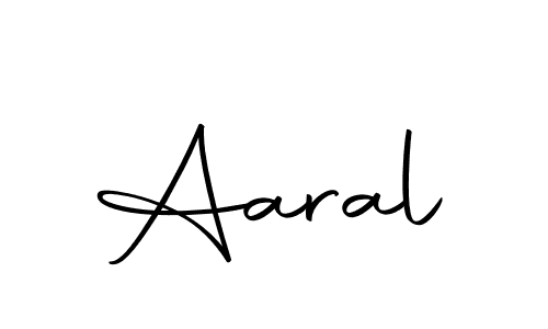 The best way (Autography-DOLnW) to make a short signature is to pick only two or three words in your name. The name Aaral include a total of six letters. For converting this name. Aaral signature style 10 images and pictures png