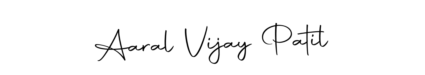 Design your own signature with our free online signature maker. With this signature software, you can create a handwritten (Autography-DOLnW) signature for name Aaral Vijay Patil. Aaral Vijay Patil signature style 10 images and pictures png