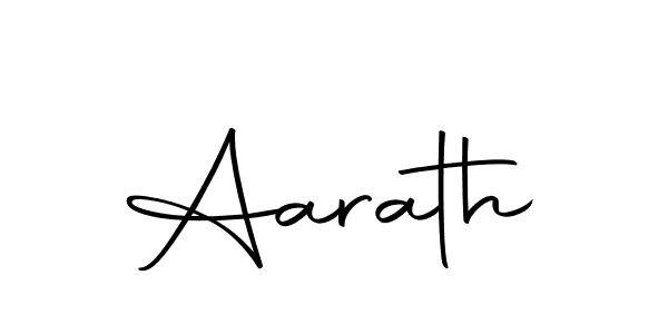 Design your own signature with our free online signature maker. With this signature software, you can create a handwritten (Autography-DOLnW) signature for name Aarath. Aarath signature style 10 images and pictures png