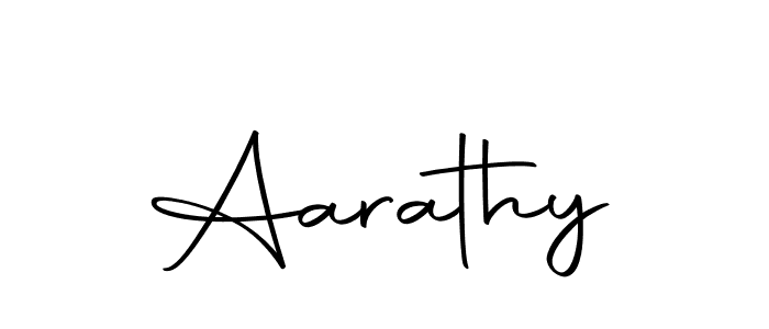 Make a beautiful signature design for name Aarathy. Use this online signature maker to create a handwritten signature for free. Aarathy signature style 10 images and pictures png