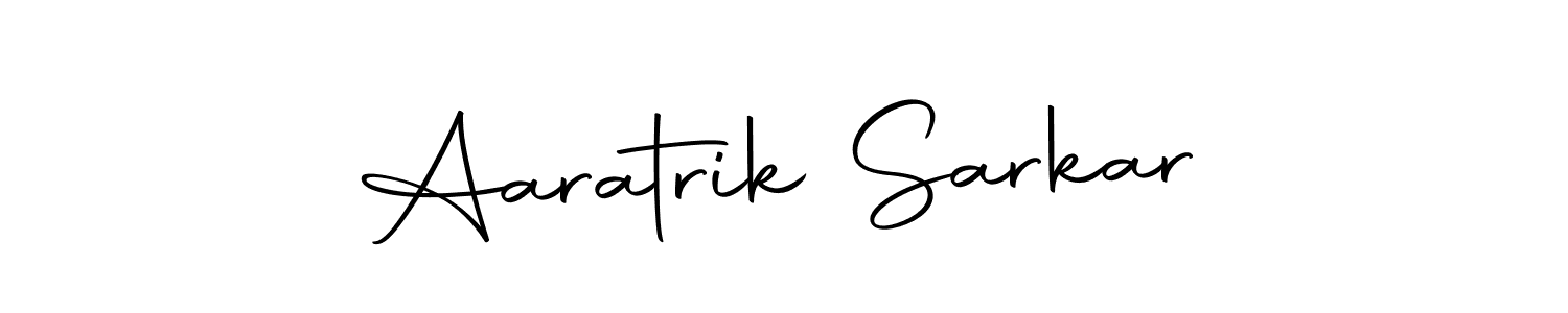 if you are searching for the best signature style for your name Aaratrik Sarkar. so please give up your signature search. here we have designed multiple signature styles  using Autography-DOLnW. Aaratrik Sarkar signature style 10 images and pictures png