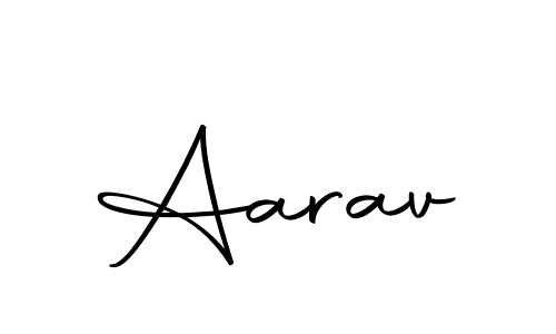 How to make Aarav name signature. Use Autography-DOLnW style for creating short signs online. This is the latest handwritten sign. Aarav signature style 10 images and pictures png