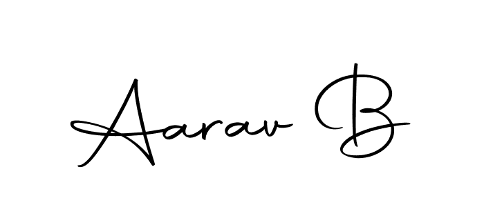 if you are searching for the best signature style for your name Aarav B. so please give up your signature search. here we have designed multiple signature styles  using Autography-DOLnW. Aarav B signature style 10 images and pictures png