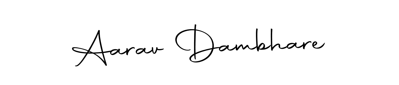 How to make Aarav Dambhare signature? Autography-DOLnW is a professional autograph style. Create handwritten signature for Aarav Dambhare name. Aarav Dambhare signature style 10 images and pictures png