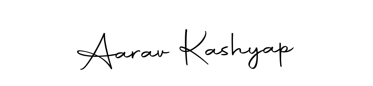 Use a signature maker to create a handwritten signature online. With this signature software, you can design (Autography-DOLnW) your own signature for name Aarav Kashyap. Aarav Kashyap signature style 10 images and pictures png