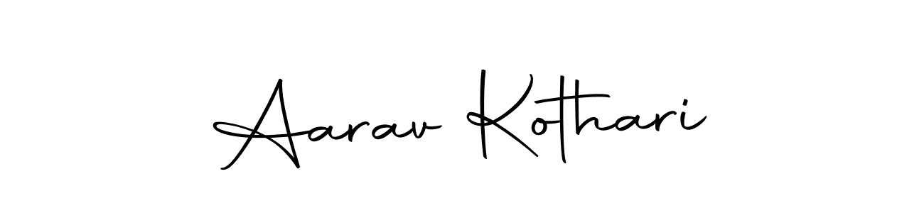 Similarly Autography-DOLnW is the best handwritten signature design. Signature creator online .You can use it as an online autograph creator for name Aarav Kothari. Aarav Kothari signature style 10 images and pictures png