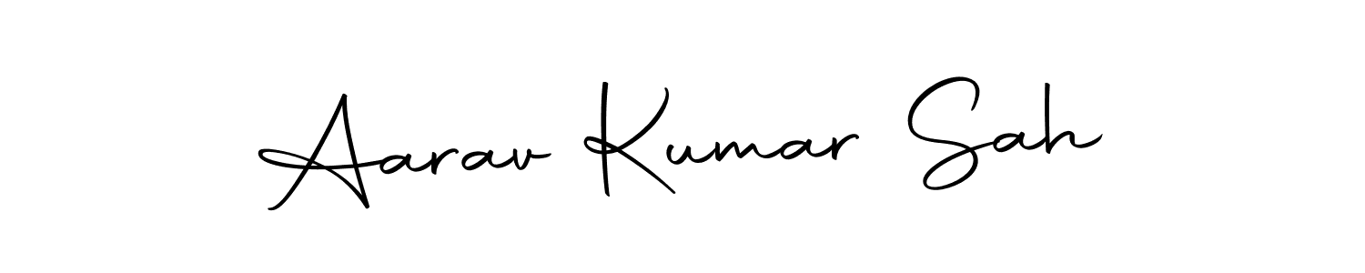 Use a signature maker to create a handwritten signature online. With this signature software, you can design (Autography-DOLnW) your own signature for name Aarav Kumar Sah. Aarav Kumar Sah signature style 10 images and pictures png