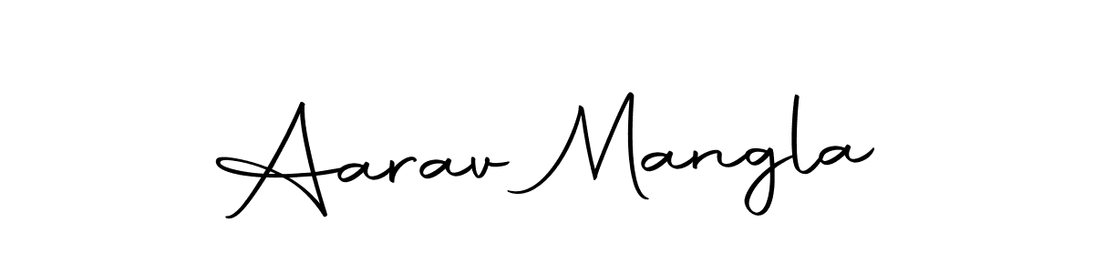 Make a short Aarav Mangla signature style. Manage your documents anywhere anytime using Autography-DOLnW. Create and add eSignatures, submit forms, share and send files easily. Aarav Mangla signature style 10 images and pictures png