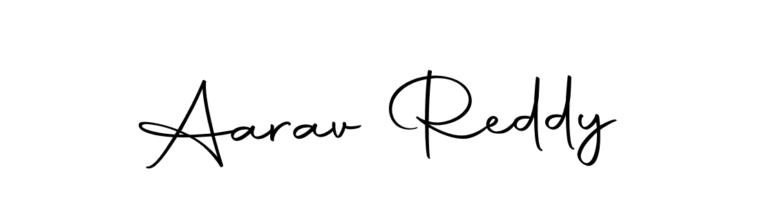 Use a signature maker to create a handwritten signature online. With this signature software, you can design (Autography-DOLnW) your own signature for name Aarav Reddy. Aarav Reddy signature style 10 images and pictures png